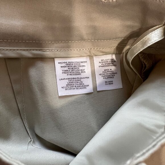 Jones New York NWT Signature Stretch Pants Women's Size 10 Stone Casual or Work - Picture 7 of 7